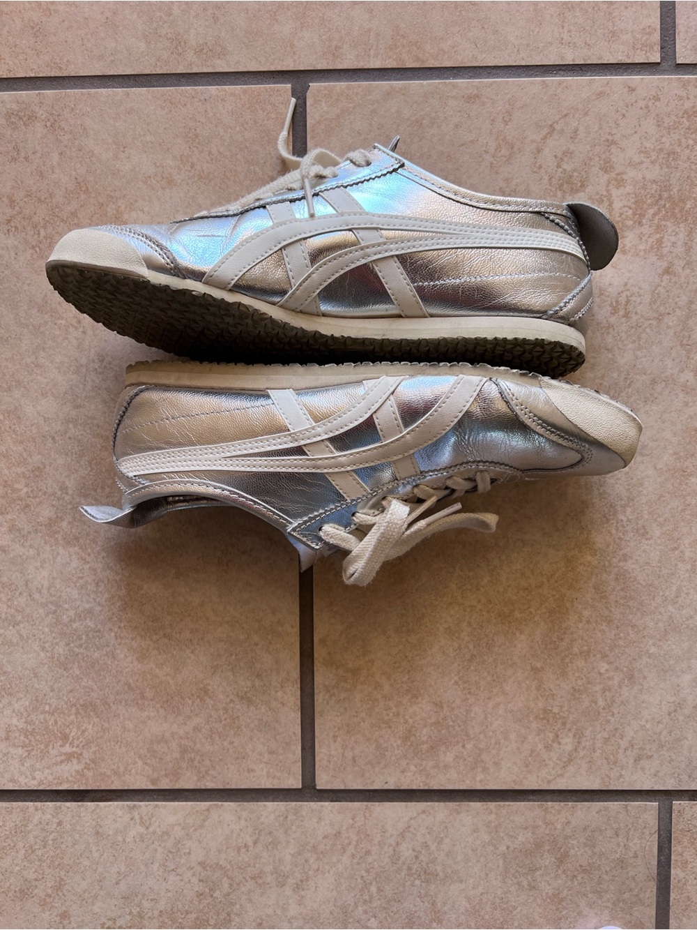 Onitsuka Tiger by Asics Silver Iridescent Women's Sneakers